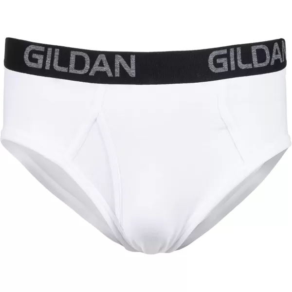 imageGildan Mens Cotton Stretch BriefArtic White 5pack