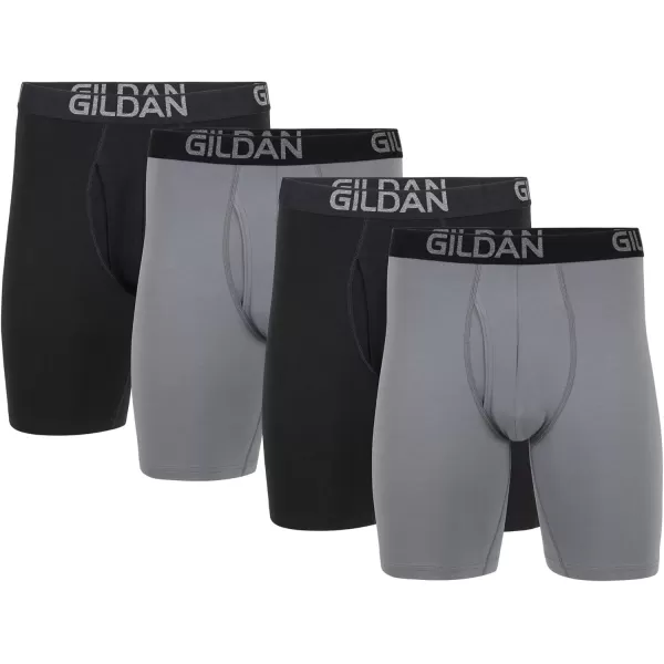 Grey Flannel/Black Soot (4-pack  Long Leg)