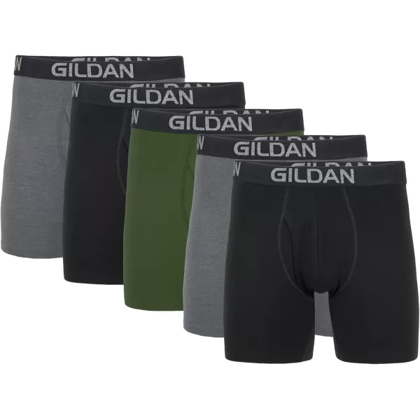 Heather Dark Grey/Black Soot/Green Midnight (5-pack  Regular Leg)
