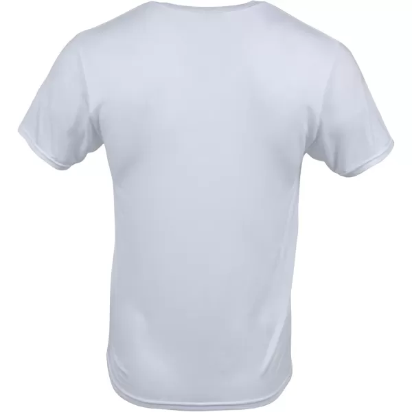 imageGildan Mens VNeck TShirts Multipack Style G1103White 6pack