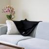 imageGildan Heavy Blend Fleece Blanket Style G18900 Black 50quot x 60quotBlack