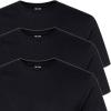 imageGildan Mens Cotton Stretch TShirts MultipackBlack Soot Crew 3pack