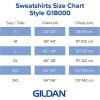 imageGildan Unisex Adult Fleece Crewneck Sweatshirt Style G18000 MultipackRed 36pack