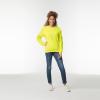 imageGildan Unisex Adult Fleece Crewneck Sweatshirt Style G18000 MultipackSafety Green 1pack
