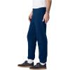 imageGildan Unisex Adult Fleece Elastic Bottom Sweatpants with Pockets Style G18100Navy