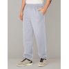 imageGildan Unisex Adult Fleece Elastic Bottom Sweatpants with Pockets Style G18100Sport Grey