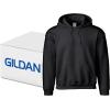 imageGildan Unisex Adult Fleece Hoodie Sweatshirt Style G18500 MultipackBlack  Case of 24