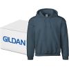 imageGildan Unisex Adult Fleece Hoodie Sweatshirt Style G18500 MultipackDark Heather  Case of 24