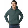 imageGildan Unisex Adult Fleece Hoodie Sweatshirt Style G18500 MultipackDark Heather 2pack