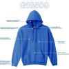 imageGildan Unisex Adult Fleece Hoodie Sweatshirt Style G18500 MultipackRoyal 24pack