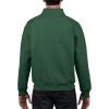 imageGildan Unisex Adult Fleece QuarterZip Cadet Collar Sweatshirt Style G18800Black
