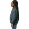 imageGildan Youth Hoodie Sweatshirt Style G18500BDark Heather
