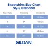 imageGildan Youth Hoodie Sweatshirt Style G18500BSport Grey
