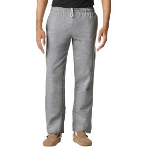 imageGildan Adult Fleece Open Bottom Sweatpants with Pockets Style G18300Sport Grey
