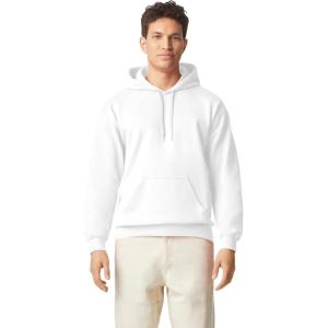 imageGildan Adult Softstyle Hoodie Sweatshirt Style GSF500White