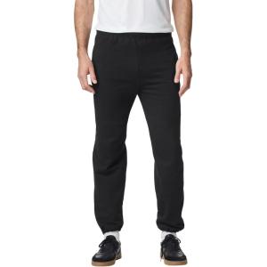 imageGildan Unisex Adult Fleece Elastic Bottom Sweatpants with Pockets Style G18100Black