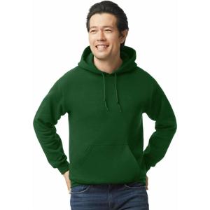 imageGildan Unisex Adult Fleece Hoodie Sweatshirt Style G18500 MultipackForest Green 1pack