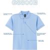 imageGildan Kids DryBlend Short Sleeve Polo Style G8800b 3PackLight Blue