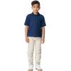 imageGildan Kids DryBlend Short Sleeve Polo Style G8800b 3PackNavy