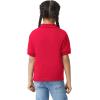 imageGildan Kids DryBlend Short Sleeve Polo Style G8800b 3PackRed