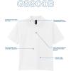 imageGildan Kids DryBlend Short Sleeve Polo Style G8800b 3PackWhite