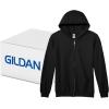 imageGildan Unisex adult Fleece Zip Hoodie Sweatshirt Style G18600 MultipackBlack 24pack