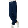 imageGildan Adult Fleece Elastic Bottom Sweatpants Style G18200Navy
