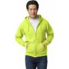 imageGildan Unisex adult Fleece Zip Hoodie Sweatshirt Style G18600 MultipackSafety Green 1pack