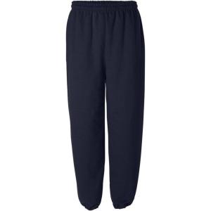 imageGildan Adult Fleece Elastic Bottom Sweatpants Style G18200Navy 1pack