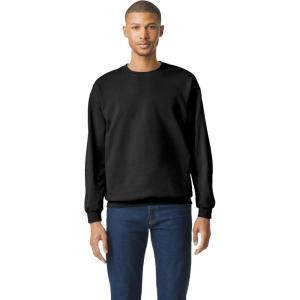 imageGildan Adult Softstyle Crewneck Sweatshirt Style GSF000Black