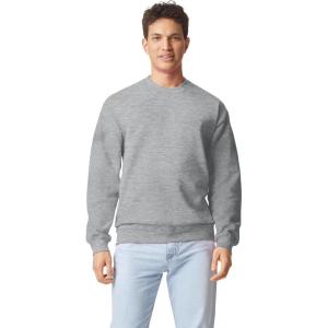 imageGildan Adult Softstyle Crewneck Sweatshirt Style GSF000Sport Grey