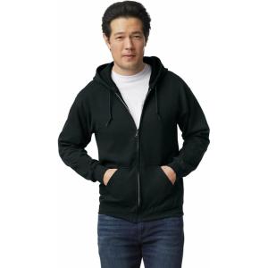 imageGildan Unisex adult Fleece Zip Hoodie Sweatshirt Style G18600 MultipackBlack 1pack