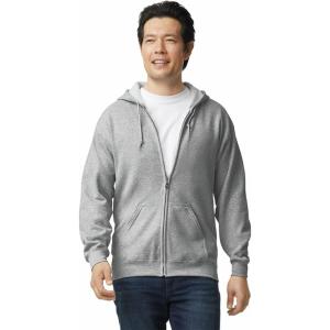 imageGildan Unisex adult Fleece Zip Hoodie Sweatshirt Style G18600 MultipackSport Grey 24pack