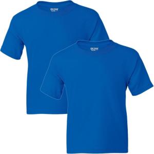 imageGildan Youth DryBlend TShirt Style G8000B 2PackRoyal