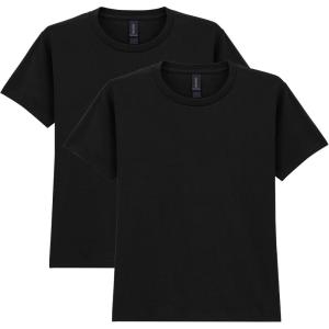 imageGildan Youth Heavy Cotton TShirt Style G5000B 2PackBlack