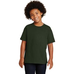 imageGildan Youth Heavy Cotton TShirt Style G5000B 2PackForest