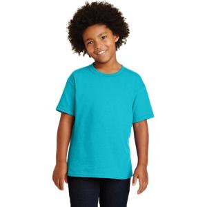 imageGildan Youth Heavy Cotton TShirt Style G5000B 2PackGalapagos Blue