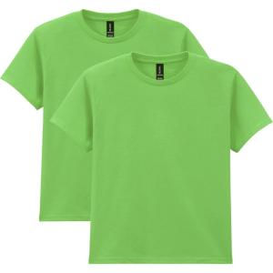 imageGildan Youth Heavy Cotton TShirt Style G5000B 2PackLime