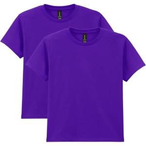 imageGildan Youth Heavy Cotton TShirt Style G5000B 2PackPurple