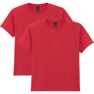 imageGildan Youth Heavy Cotton TShirt Style G5000B 2PackRed