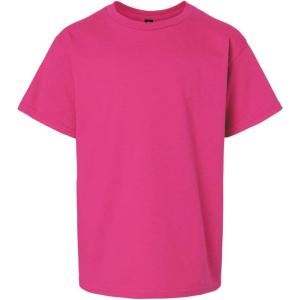 imageGildan Youth Ultra Cotton TShirt Style G2000B MultipackHeliconia 2pack