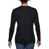 imageGildan Womens Heavy Cotton Long Sleeve TShirt 2PackBlack