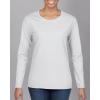 imageGildan Womens Heavy Cotton Long Sleeve TShirt 2PackWhite