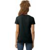 imageGildan Womens Heavy Cotton VNeck TShirt 2PackBlack