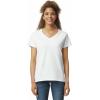 imageGildan Womens Heavy Cotton VNeck TShirt 2PackWhite