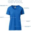 imageGildan Womens Heavy Cotton VNeck TShirt 2PackWhite