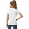 imageGildan Womens Heavy Cotton VNeck TShirt 2PackWhite