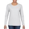 imageGildan Womens Heavy Cotton Long Sleeve TShirt 2PackWhite