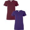imageGildan Womens Heavy Cotton TShirt Style G5000L 2PackMaroonPurple