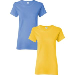 imageGildan Womens Heavy Cotton TShirt Style G5000L 2PackCarolinaDaisy